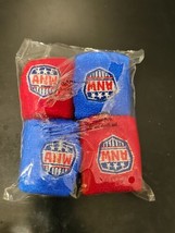 American Ninja Warrior Wrist Bands Lot of 7 Red And Blue New Open Package - £13.44 GBP