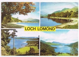 United Kingdom UK Postcard Scotland Loch Lomond Multi View Rowardenan Bay Luss - $2.96