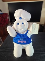 Pillsbury Giggling Doughboy With Apron 15&quot; Sku 66416 Plush, 1998 New Old... - €13,18 EUR
