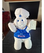 Pillsbury Giggling Doughboy With Apron 15&quot; Sku 66416 Plush, 1998 New Old... - $280.22 MXN