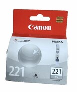 Canon 221 Grey Ink 9 ml. Pixma Cartridge CLI-221GY  NEW &amp; SEALED Genuine... - $270.65 MXN