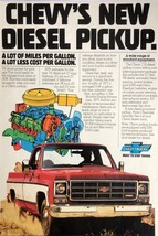 1977 Chevy Truck Diesel Ad | POSTER | 24X36 Inch | Vintage classic - £17.98 GBP