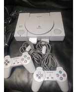 Sony PlayStation PS1 One Console Controller Tested Working 2 Controls &amp; ... - $200.68
