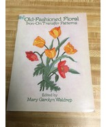 Old Fashioned Floral Iron-On Transfer Patterns, 1992, Waldrep for embroi... - $187.57 MXN