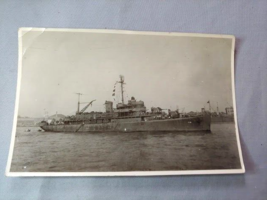 US Navy WWII Shanghai USS Biscayne Ship  Photo 1945 - $19.75