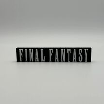 Final Fantasy Logo Sign 3D Desk Display Game Room Decor Collectible - $14.69