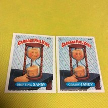 1987 Topps Garbage Pail Kids Series 8 Shifting Sandy 314a Grainy Janey 3... - £9.44 GBP