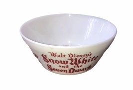 Vintage Vitrock Snow White and Dwarfs cereal bowl RARE - $233.53