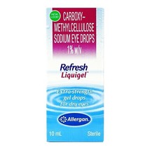 Refresh Liquigel Eye Drop CMC 1% 10ml Bottle Pack - $10.88