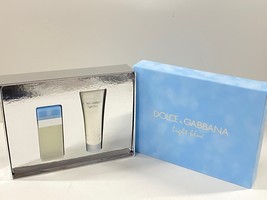 Dolce &amp; Gabbana Light Blue 2PCS in Set For Women - NEW WITH BOX - £43.85 GBP