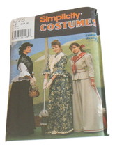 Simplicity Costume Pattern 8375 Victorian Dresses P 12 14 16 Theater Reenactment - £15.68 GBP