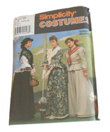 Simplicity Costume Pattern 8375 Victorian Dresses P 12 14 16 Theater Ree... - £15.76 GBP