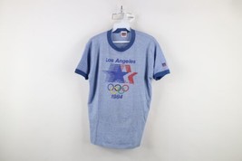 Vtg 80s Levis Mens M 1984 Olympics Los Angeles Short Sleeve Ringer T-Shirt USA - $178.15