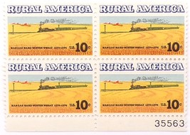 United States Stamps Block of 4  US #1506 1974 Rural America: Winter Wheat - £2.36 GBP