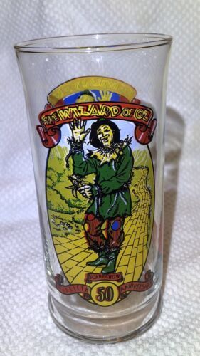 VTG 1939-89 Coca Cola 50th Anniversary Wizard Of Oz Scarecrow Collectors 6”Glass - $12.63
