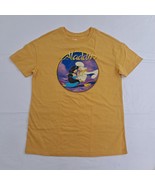 Aladdin Disney Tshirt Women&#39;s Tshirt Golden Mustard Purple White Blue L - £19.75 GBP