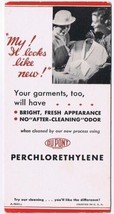 New York Advertising Card Ink Blotter Dupont Dry Cleaning Perchlorethylene - $4.94