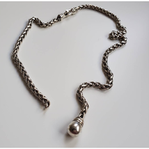 David Yurman Pendant Necklace in Sterling Silver 925 DAMAGED - $346.50