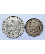 1922-1935 Allemagne 1 &amp; 3 Marques Pièce de Monnaie plein 2 (Unc-Bu) Km#2... - $74.71 CAD