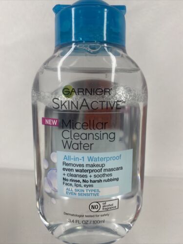 Garnier SkinActive Micellar Cleansing Water Proof Makeup Remover  3.4oz - £1.92 GBP