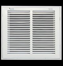 25&quot; X 20&quot; Steel Return Air Filter Grille for 1&quot; Filter - Fixed Hinged - ... - $29.35+