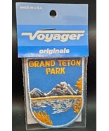 Vintage Voyager GRAND TETON PARK Embroidered Sew On Patch Originals Seri... - $15.82