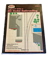 Book Atlas Beginner&#39;s Guide to HO Model Railroading Level 1 44 Pages 1992 - $8.47