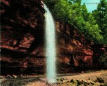 Nantahala National Forest North Carolina NC Bridal Veil Falls Linen Post... - $4.90