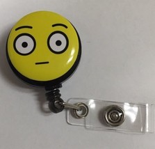 Emoji badge reel key ID card holder lanyard retractable Clip On RN Schoo... - $9.49
