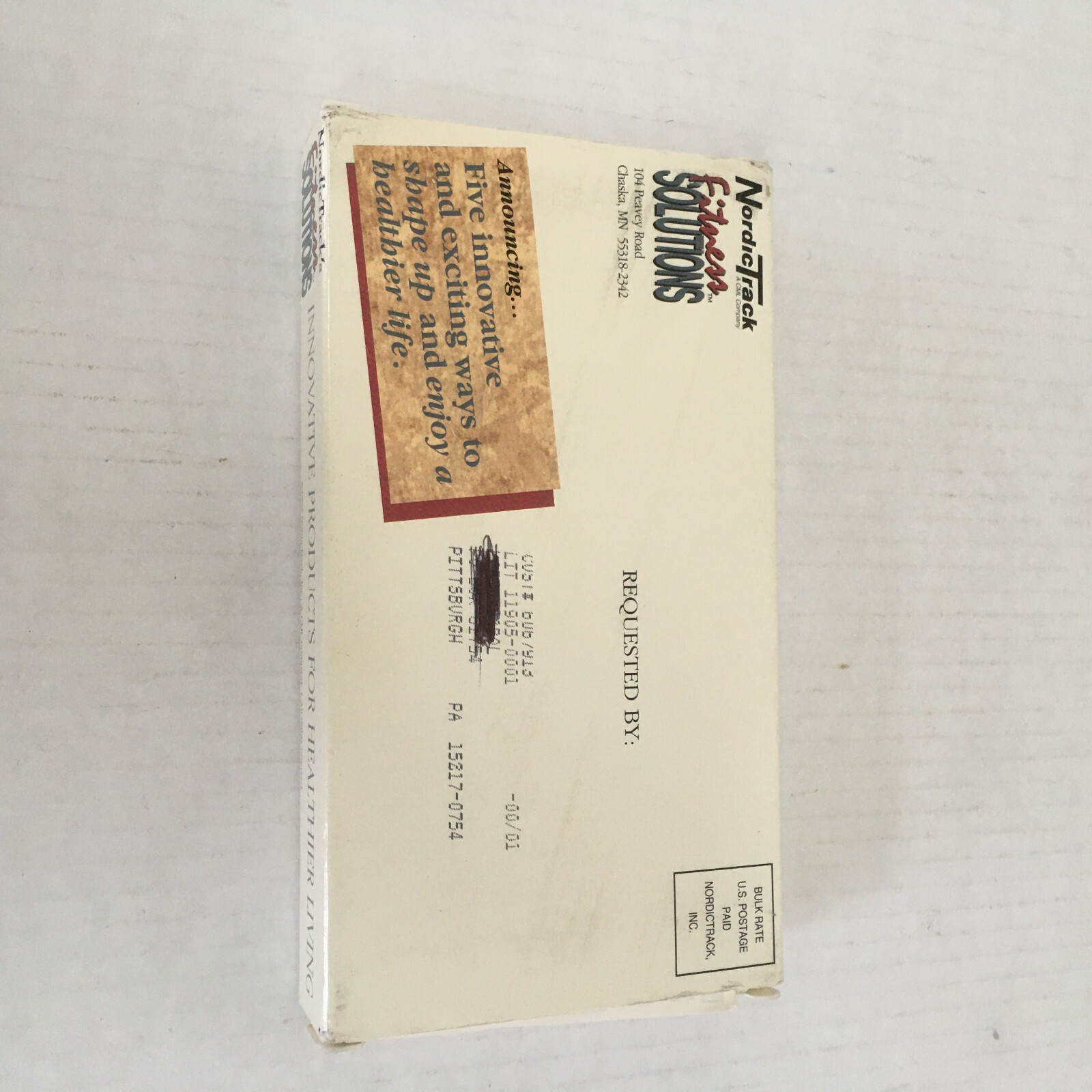 Vintage nordic track fitness solutions vhs tape nordic fitness products ad Item image 5