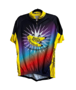 VoMax Mens Multicolor Size Large Full Zip Cycling Bike Shirt 2014 Big Ba... - $16.17