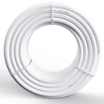 VEVOR PEX Pipe, 3/4 Inch x 100FT PEX Tubing, Non Oxygen Barrier White PE... - $48.99