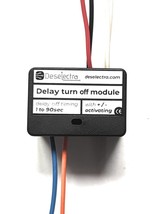 Car positive &amp; negative activating timer switch relay 1-90s 20A delay of... - $11.21
