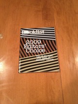 Booklist Magazine 1/1/10 - 1/15/10 2009 Editors Choice Vol. 106  Rare - $6.67