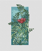 Fern Plant cross stitch pattern pdf - Fern Flower embroidery chart - $4.79