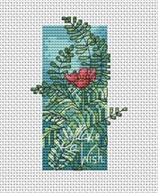 Fern Plant cross stitch pattern pdf - Fern Flower embroidery chart - £3.76 GBP