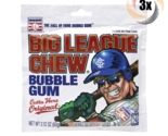3x Packs | Big League Chew Original Flavor Bubble Gum | 2.12oz | Fast Sh... - £9.81 GBP
