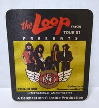 Reo Speedwagon Hi Infidelity 1981 World Tour Cloth Backstage Pass Band Photo - $16.20