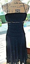 Women&#39;s City Triangles Evening Formal Size Medium Sequin Ruched Dress  S... - $10.77 CAD
