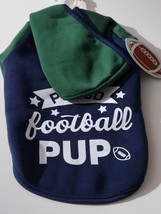 Posh Paws Pet Apparel MD Dog Hoodie &quot;Proud Football Pup&quot; Back Length up ... - £9.79 GBP
