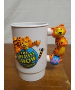 Ringling Bros Barnum And Bailey Circus 3D Tiger Plastic Mug Cup Vintage ... - $8.56