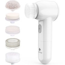 facial cleansing brush by MiroPure, Waterproof face spin brush set with 5 brush  - £26.37 GBP