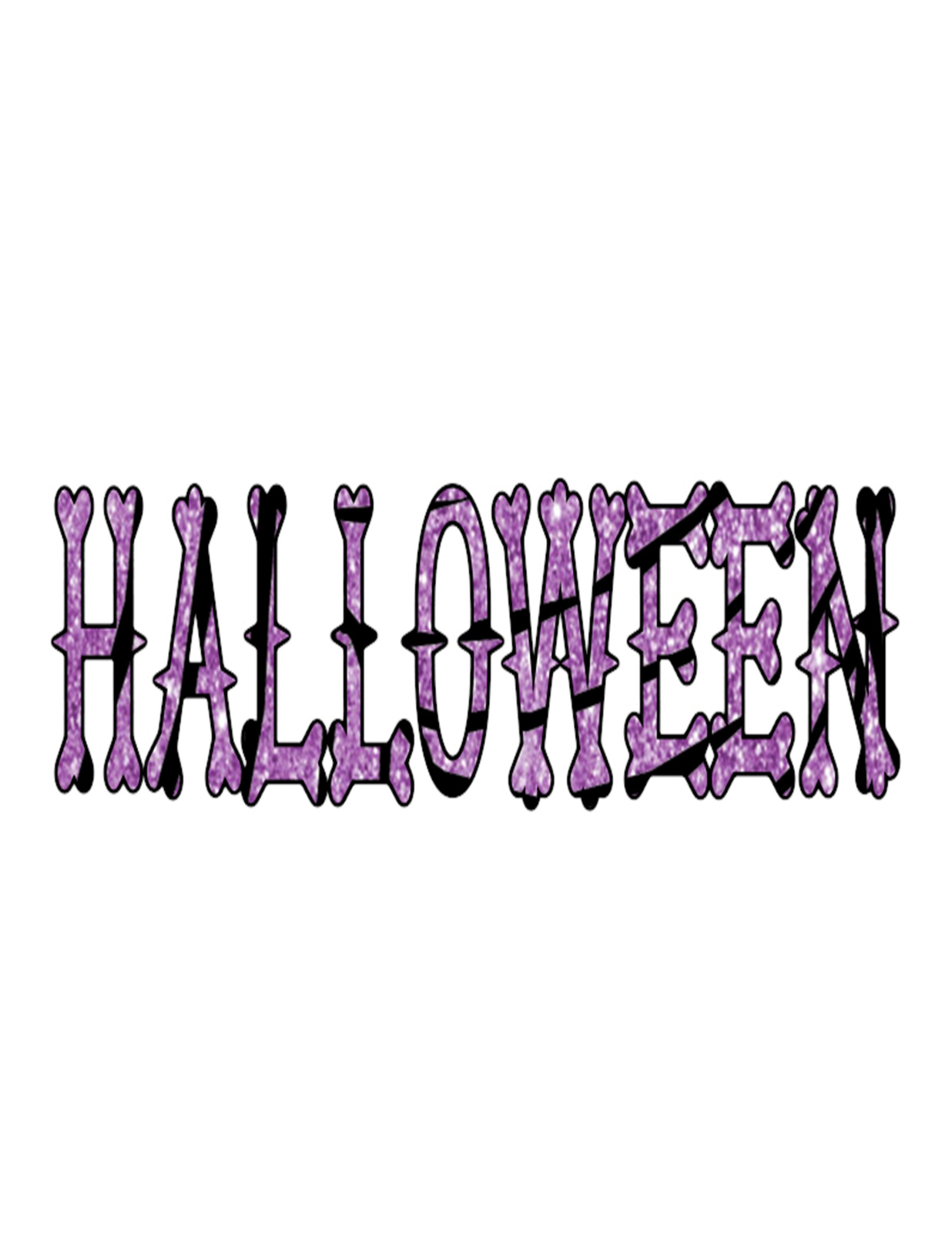 31 Halloween Banner HB21-Digital ClipArt-SVG-Gift Tag-Notebook-Scrapbook  - $1.99
