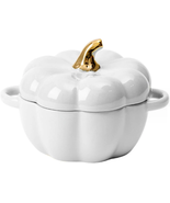 Cute Bowl, Pumpkin Ceramic Bowl with Lid, Microwave &amp; Dishwasher Safe De... - $634.69 MXN