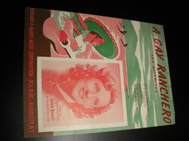 Sheet Music A Gay Ranchero Las Altenitas Connie Boswell 1936 Decca Recor... - $8.99