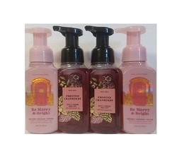 Bath &amp; Body Works Foaming Soap Set - Merry Cherry Cheer &amp; Frosted Cranberry - £21.26 GBP