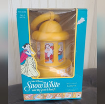 Vintage Snow White and the Seven Dwarfs battery powered Lantern, 1993 - £46.47 GBP