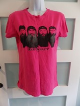 Duck Dynasty Hot Pink SS T-Shirt Size M Women&#39;s EUC - £10.34 GBP