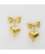 18k gold heart earring from Singapore #22 - £171.26 GBP