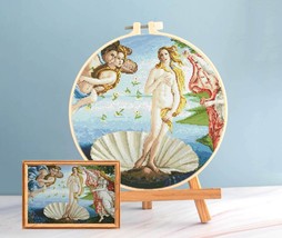 Venus cross stitch Botticelli pattern pdf - Round cross stitch Birth of ... - $5.29